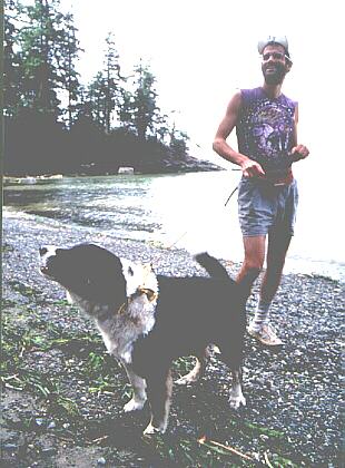 Dan and Toph carousing in the Pacific Northwest - photo by Eric Kessler
