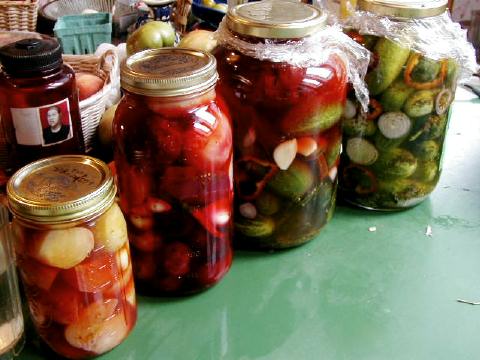 lacto-fermented pickles...